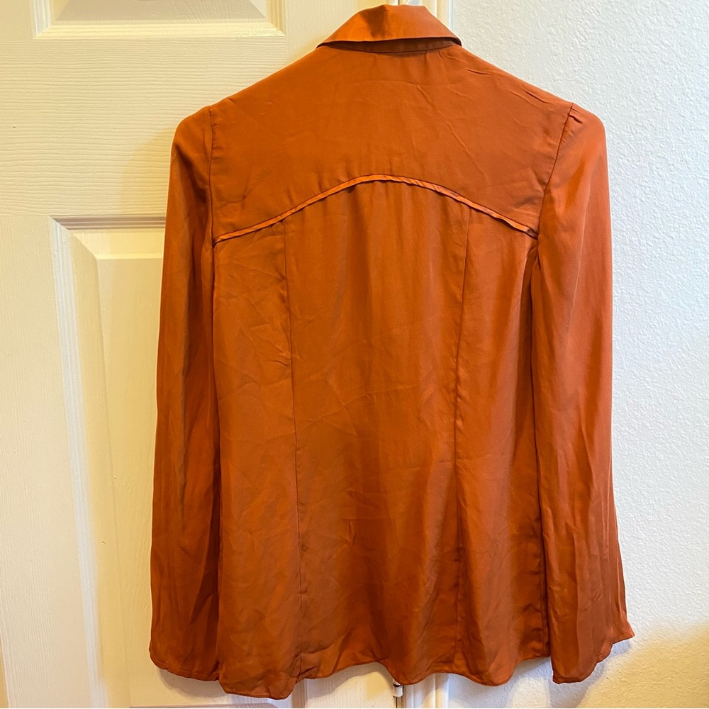 100% Silk Button Down - image 3